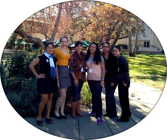 SPS Reporter Azucena Yzquierdo (third from left) with fellow CUWiP attendees. Photo courtesy of Azucena Yzquierdo