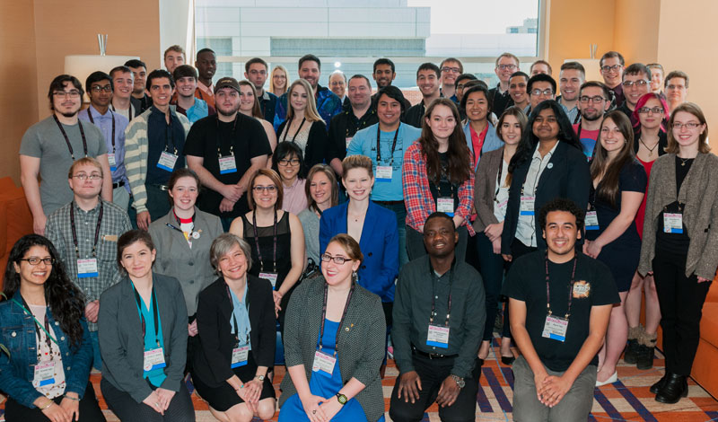 Undergraduate presenters at the 2015 APS March Meeting.