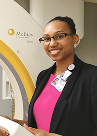  Medical physicist Jasmine Oliver. Photo courtesy of Jasmine Oliver.