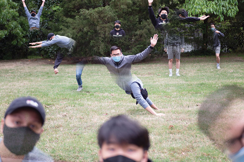 Rhodes College’s SPS chapter hosted a physics photo contest open to college students, local public schools, and students from the Refugee Empowerment Program. “Popping in and out – Quantum Foam” by Duc Hoang was awarded first place at the college level.