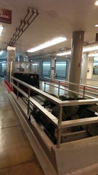 Subway system in the tunnels under the Capitol Building.
