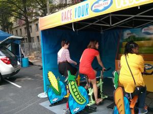 No day at the National BBQ festival would be complete without a legion of veggie riders! 