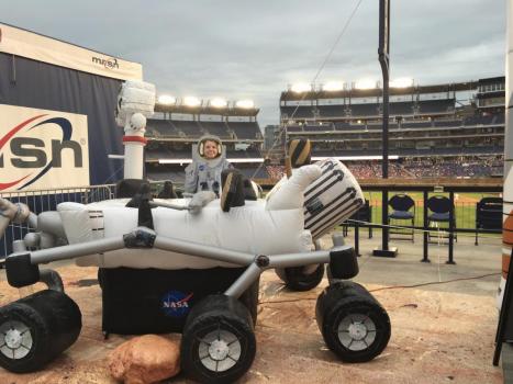 Posing by the Congressional Baseball Game