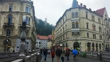 Ljubljana, Slovenia is the capital of Slovenia. In all of the gift shops, they called it the country of love, because it has the word ‘love’ in its name. We visited the castle up on that hill and had some amazing food in the city center.