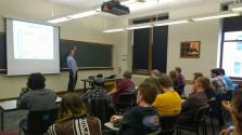 Professor Crowell’s talk on magnetic memory.
