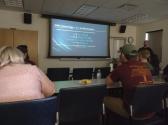 Because of the last minute cancellation of keynote speaker, Dr. Nick Featherstone, CMU SPS Preseident Bret Brouse presented his senior research on FRW Cosmology.