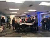SPS students present their posters during the 2017 SPS Zone 12. Meeting held March 31-April 1 on the campus of William Jewell College.