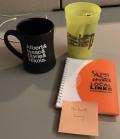 Swag from my Mentor on the First day