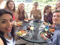 All interns at ACP with the free food on my first day