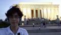 Sunset under the Lincoln Memorial...