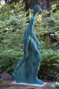 Quantum Man, 2011. Bronze, 100” x 44” x 20”. Photos courtesy of Julian Voss-Andreae. To see more of Voss-Andreae's work, see: http.//julianvossandreae.com.