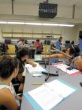Students from our camp participating in the hands-on portion of our demo hour. Photos courtesy of Khadijih Mitchell.