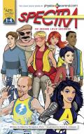 A special reprint of the first four Spectra comic books. Image courtesy of Becky Thompson.