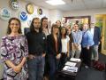 SPS Summer Program Interns pose after a visit to the Minority Office of Committee on Science, Space, and Technology on Capitol Hill.