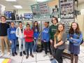  The Duke SPS chapter tours the Triangle Universities Nuclear Laboratory. 