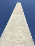 The Wasington Monument as seen from its base