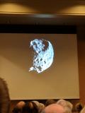 This is Phoebe, a cyber belt object that heavily influenced the findings from Cassini.