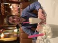 Me and Terry sharing milkshakes at The Hamilton