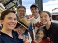 Baseball game with the Magees