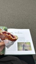 Acquitisions: very jammy doughnut and new dragonfly book!