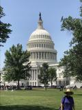 The view as we approached the Capitol on our way to our tour by Riley and Eleanor.
