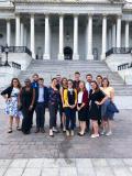 In front of the Capitol Building