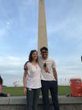 Anthony and I before he left for Liberia with the Peace Corps. 